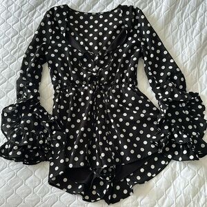 PLT Polka Dots Summer Playsuit Romper